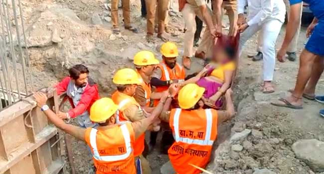 Thane: Woman ragpicker crushed under falling Metro pillar metal plate