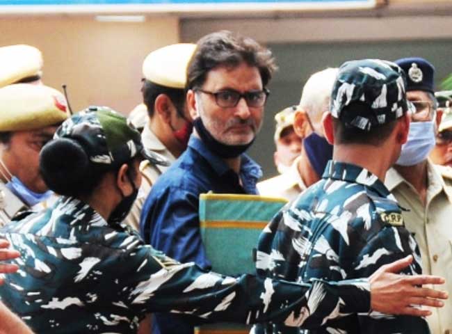 Yasin Malik security lapse case: Delhi prison authorities suspend four officers