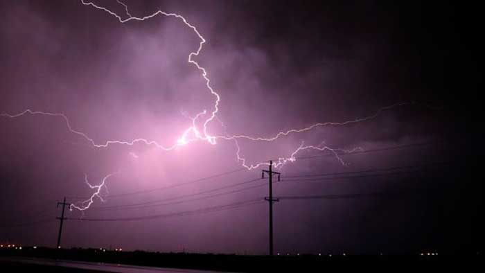 Lightening kills a man in Belonia