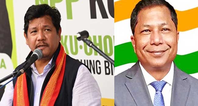 Conrad Sangma, Mukul Sangma are leading, BJP state president trailing